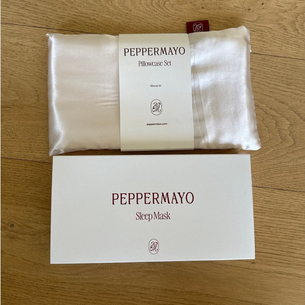 Peppermayo - Pillowcase Set & Sleepmask in Ivory